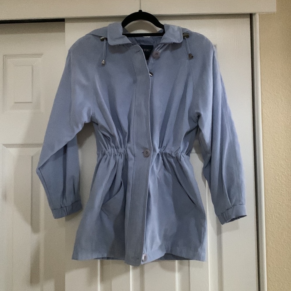 London Fog petite blue jacket
